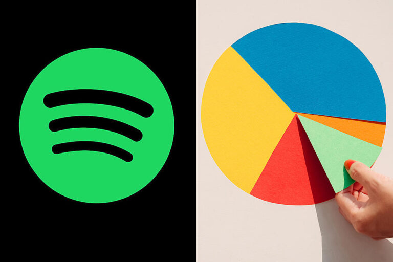 spotify pie chart