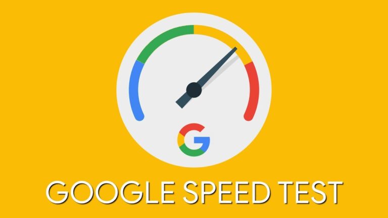 Google Speed Test